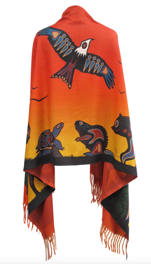 Cody Houle Seven Grandfather Teachings Eco-Shawl – Indigenous Gifts