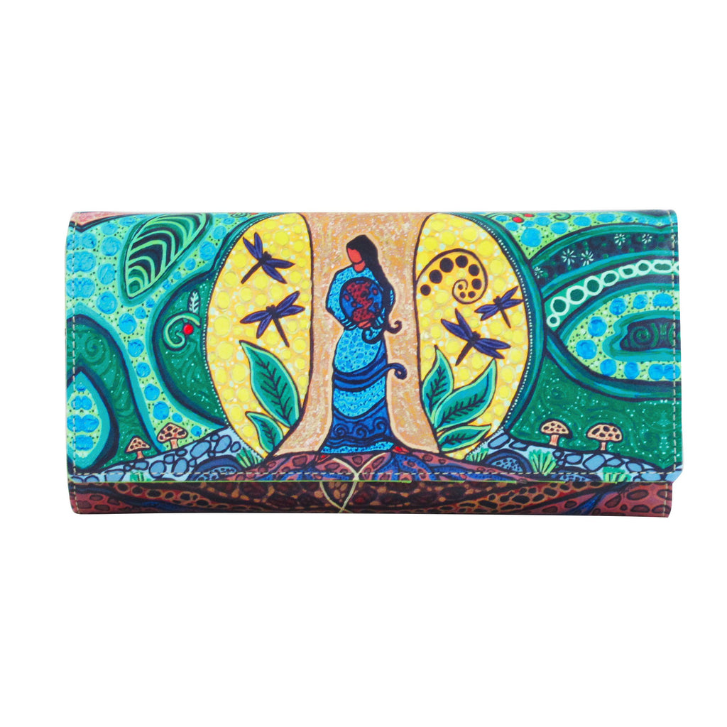 Leah Dorion Strong Earth Woman Wallet