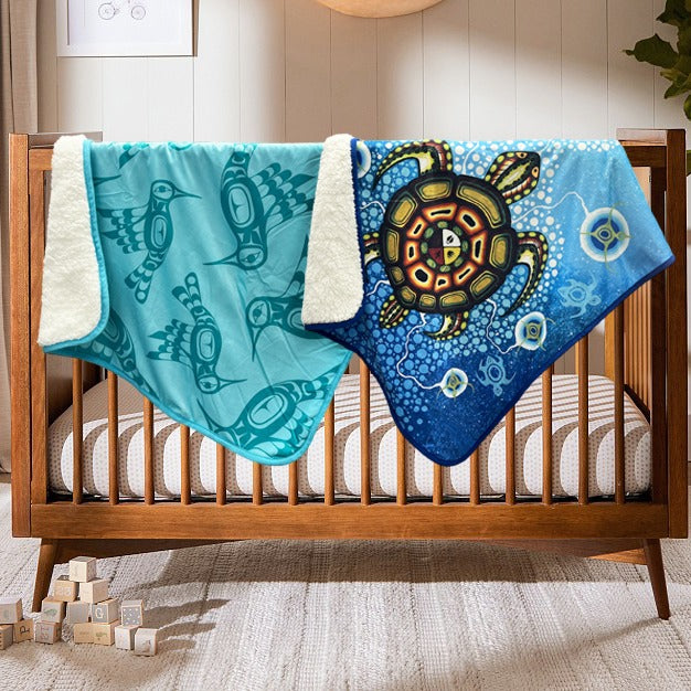 Leah Dorion Breath of Life Baby Blanket