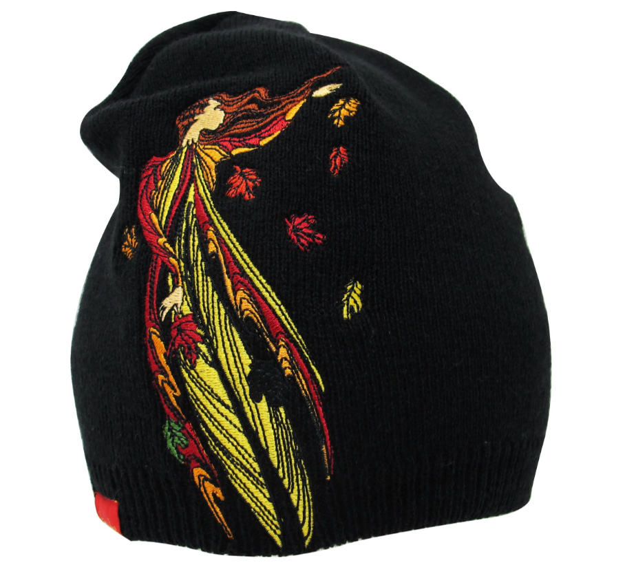 Maxine Noel 'Leaf Dancer' Embroidered Knitted Hat