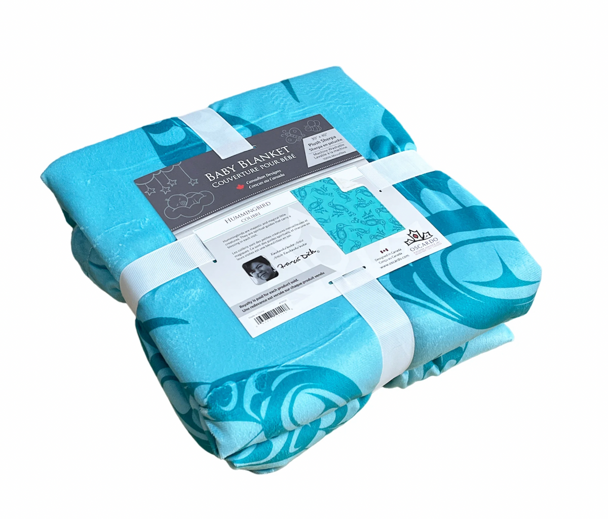 Francis Dick Hummingbird Baby Blanket