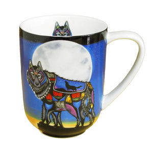 Jessica Somers Wolf Porcelain Mug