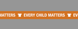 Every Child Matters Ribbon - Width 1 1/2 inches - Sold by the Yard (36 inches)