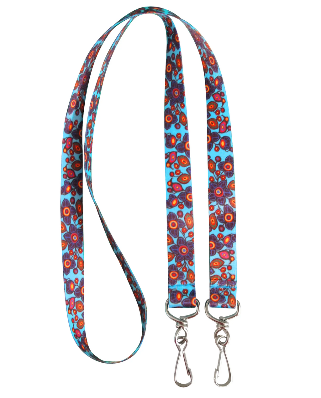 Norval Morrisseau Flowers and Birds Lanyard