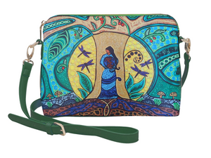 Leah Dorion Strong Earth Woman Purse