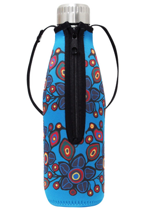 Norval Morrisseau Flowers and Birds Water Bottle and Sleeve
