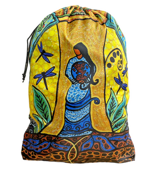 Leah Dorion Strong Earth Woman Travel Laundry Bag