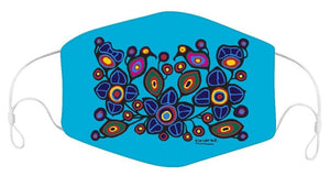 CHILDREN'S Norval Morrisseau Flowers and Birds Reusable Face Mask