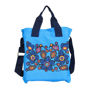 Norval Morrisseau Flowers and Birds Shoulder Bag