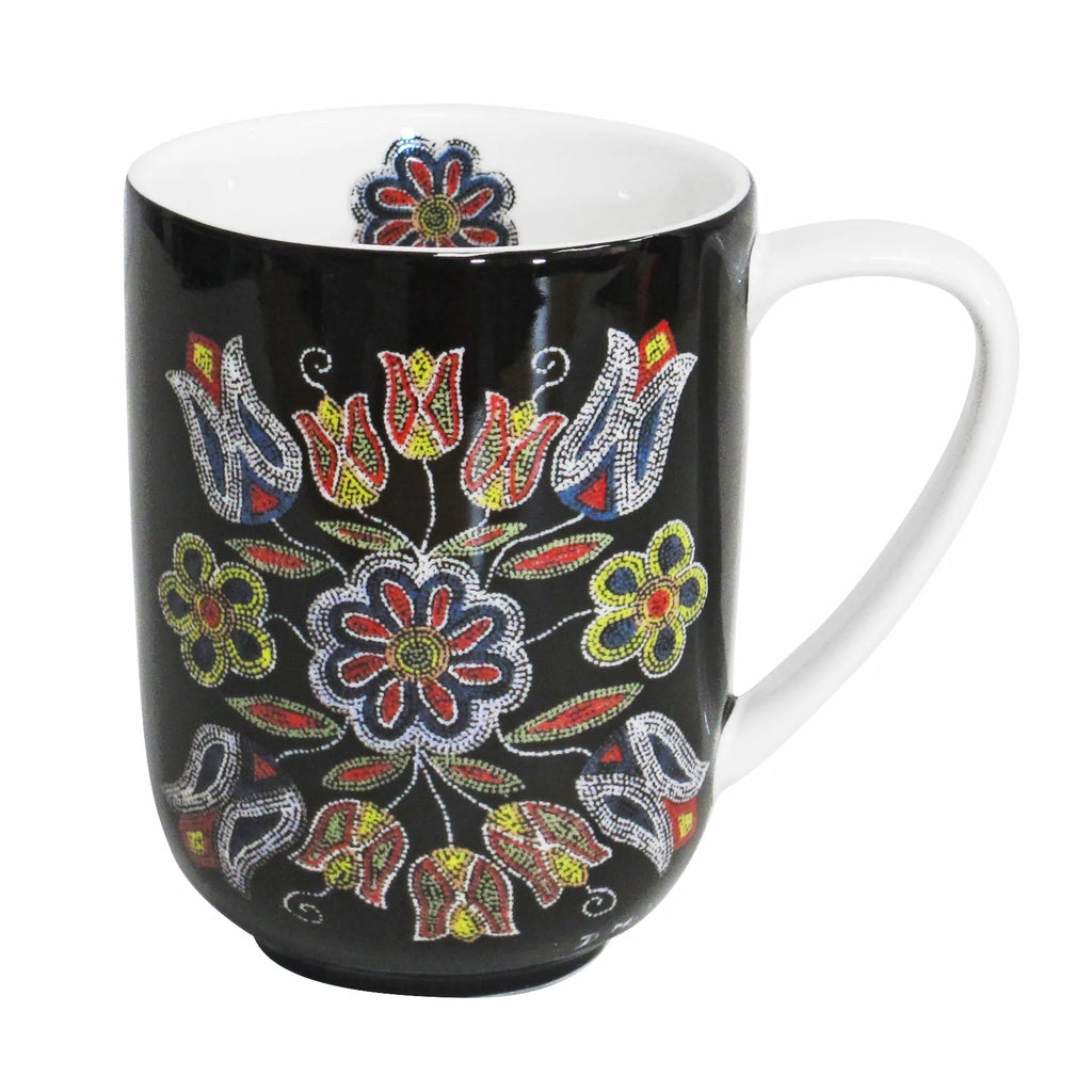 Deb Malcolm Silver Threads Porcelain Mug