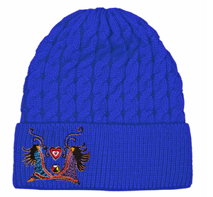 Leah Dorion Breath of Life Embroidered Knitted Hat
