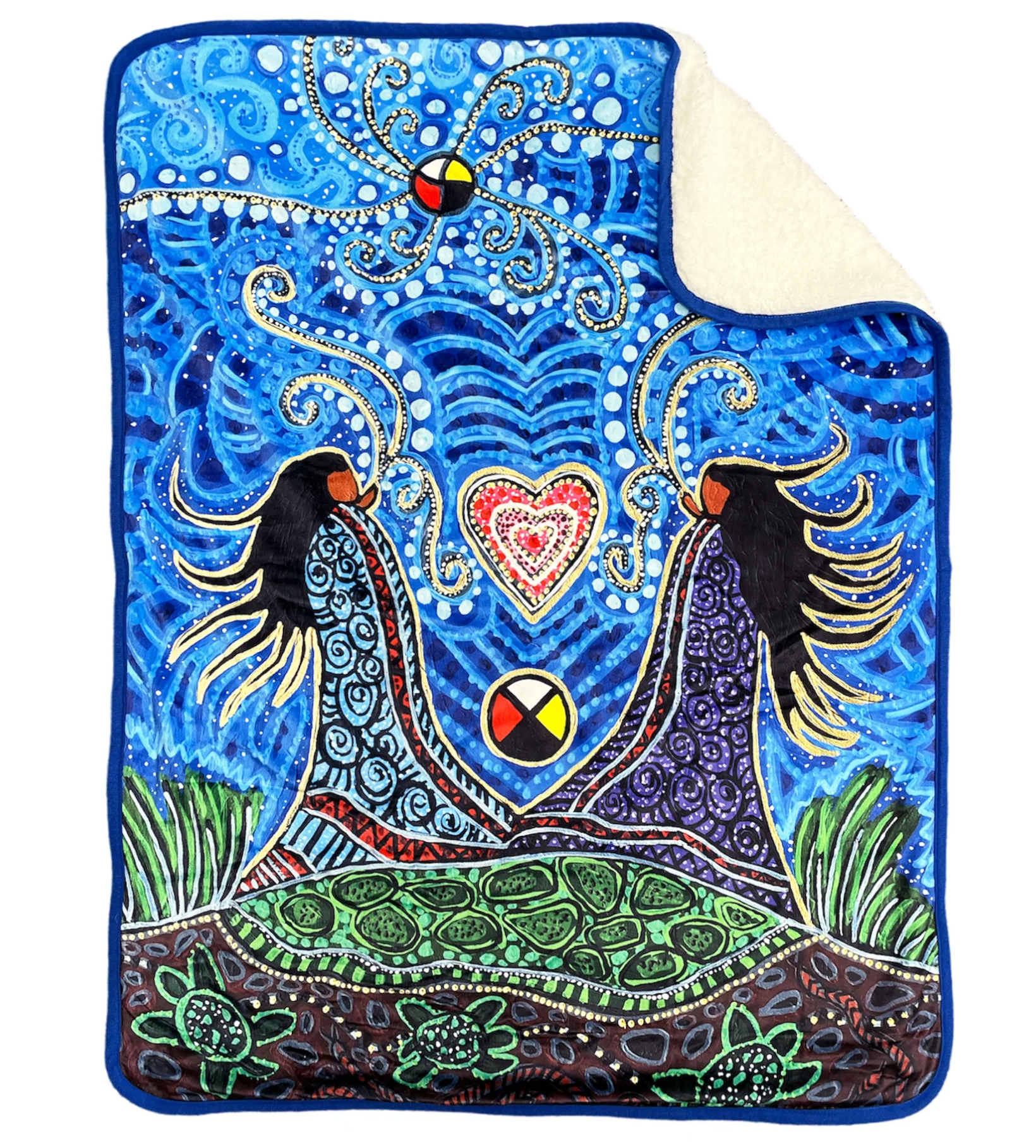 Leah Dorion Breath of Life Baby Blanket – Indigenous Gifts