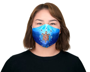 James Jacko Medicine Turtle Reusable Adult Face Mask